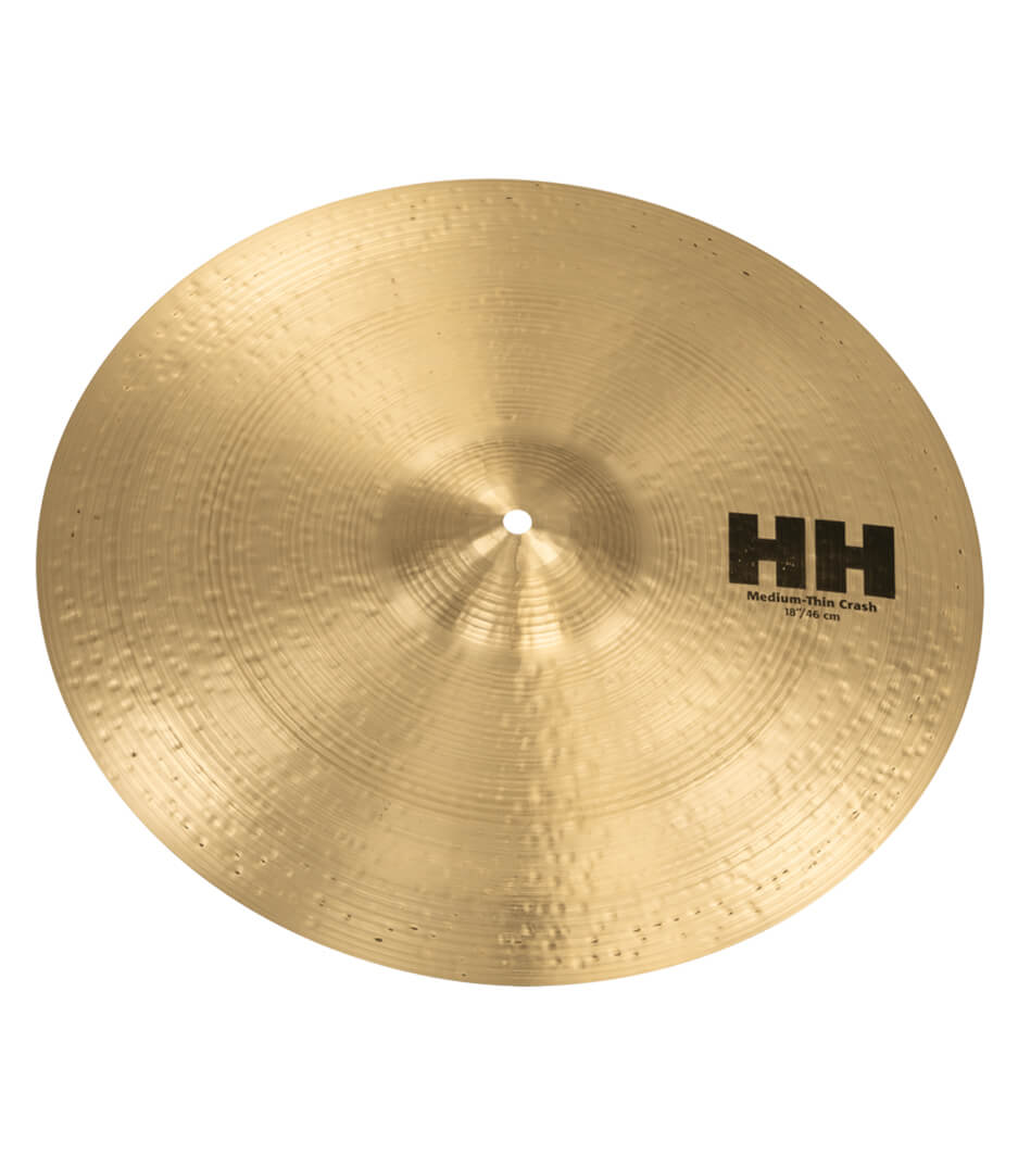 buy sabian 18 hh medium thin crash brilliant finish