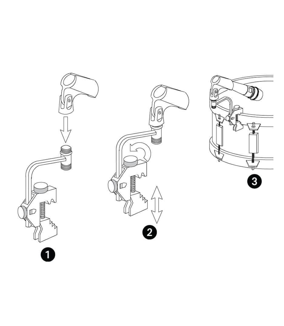 A56D Hoop or Stand Mounted Drum Microphone - A56D - Melody House Dubai, UAE