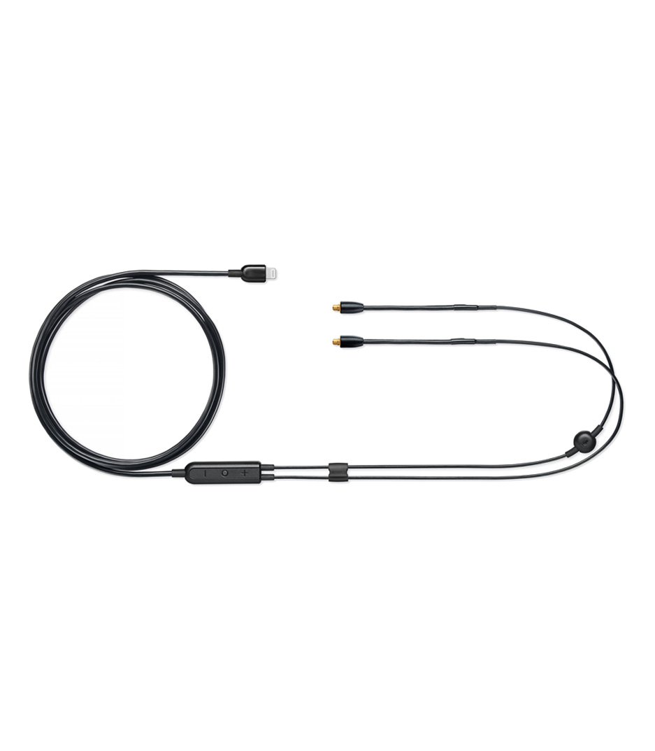 buy shure rmceltg remote mic lightning cable for se earphone