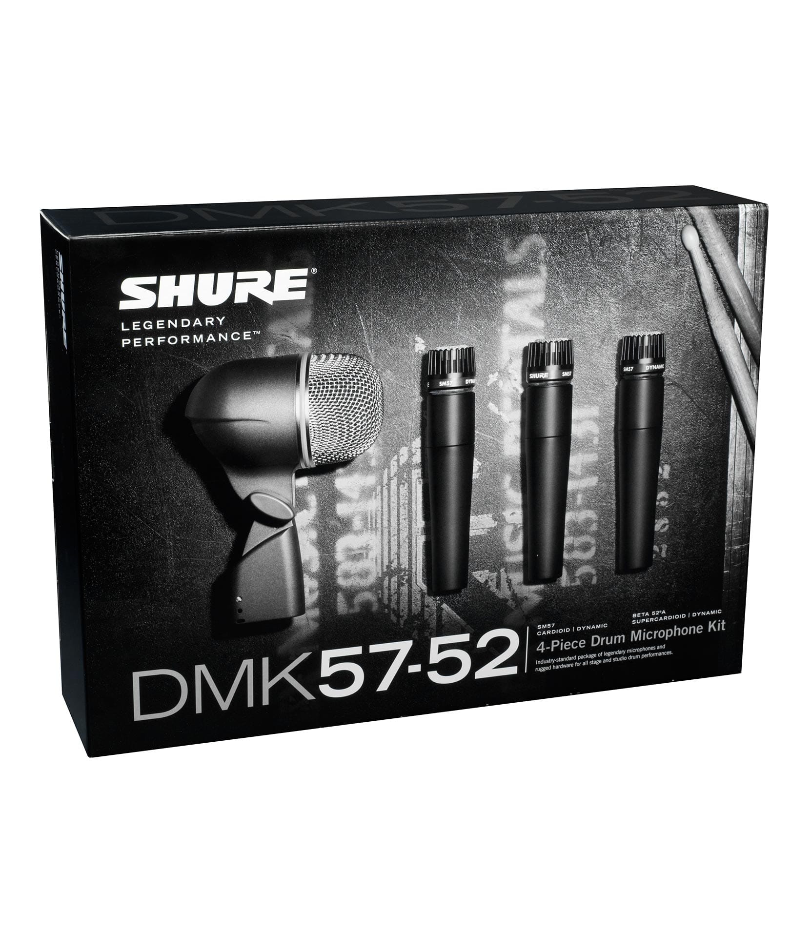 buy shure dmk57 52 4 piece drum microphone kit