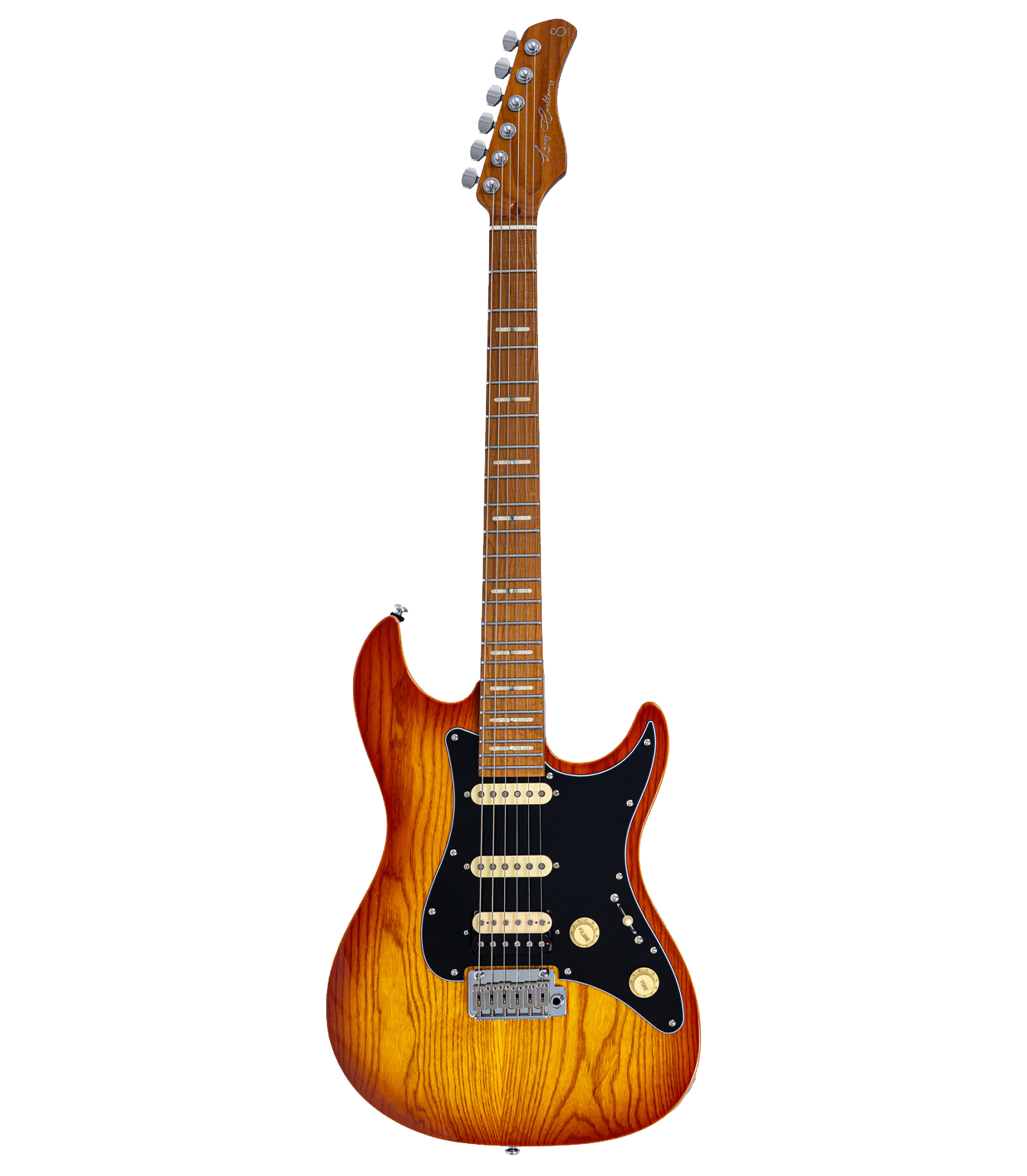 S7 Ash Top AB Larry Carlton S7 Ash Top Amber Burs - S7 Ash Top-AB - Melody House Dubai, UAE
