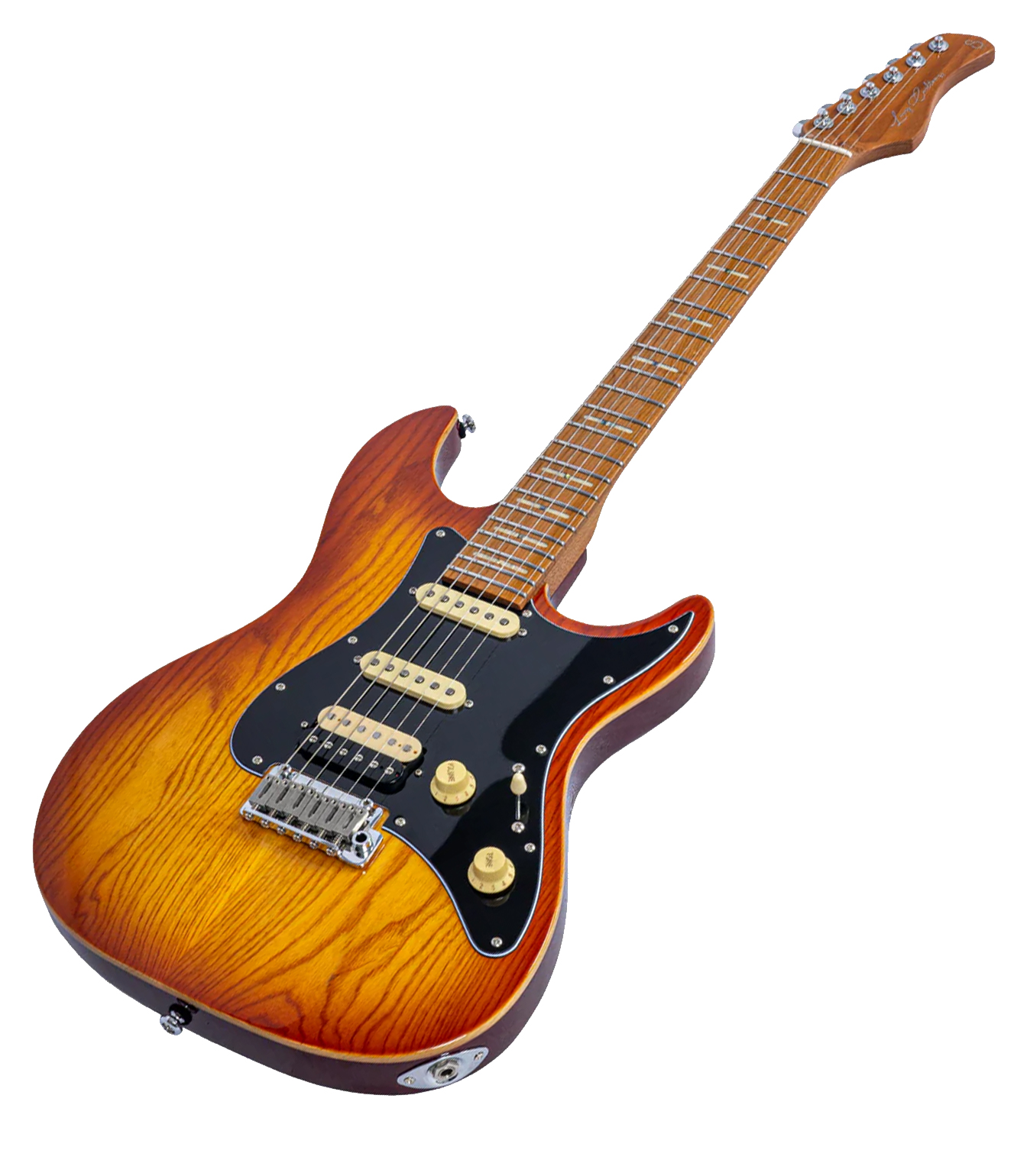S7 Ash Top AB Larry Carlton S7 Ash Top Amber Burs - S7 Ash Top-AB - Melody House Dubai, UAE
