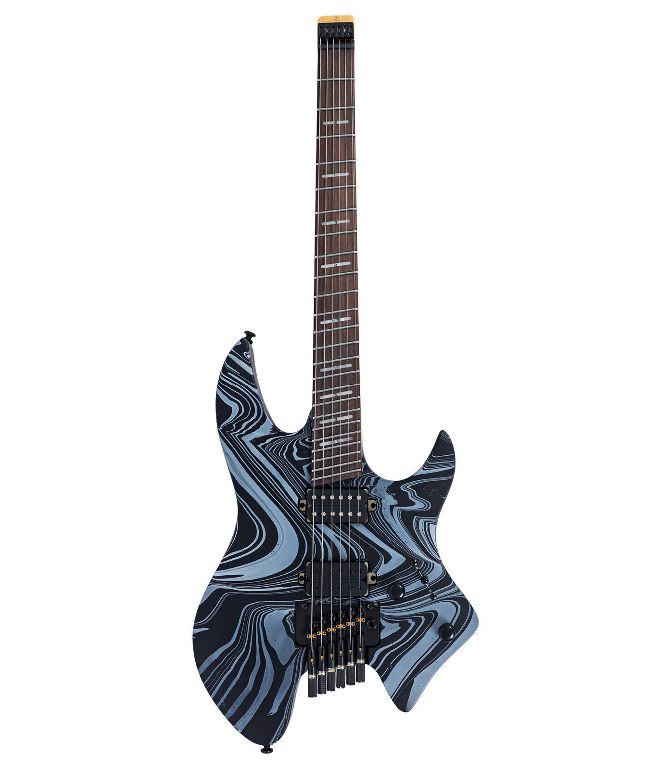X6 Headless 6 BKSwirl Larry Carlton X6 6 String He - X6 Headless 6-BKSwirl - Melody House Dubai, UAE