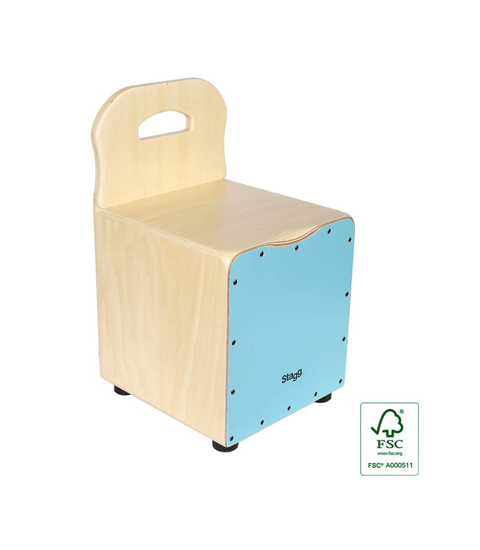 Stagg - CAJ KID BL KID CAJON BLUE  BACK REST