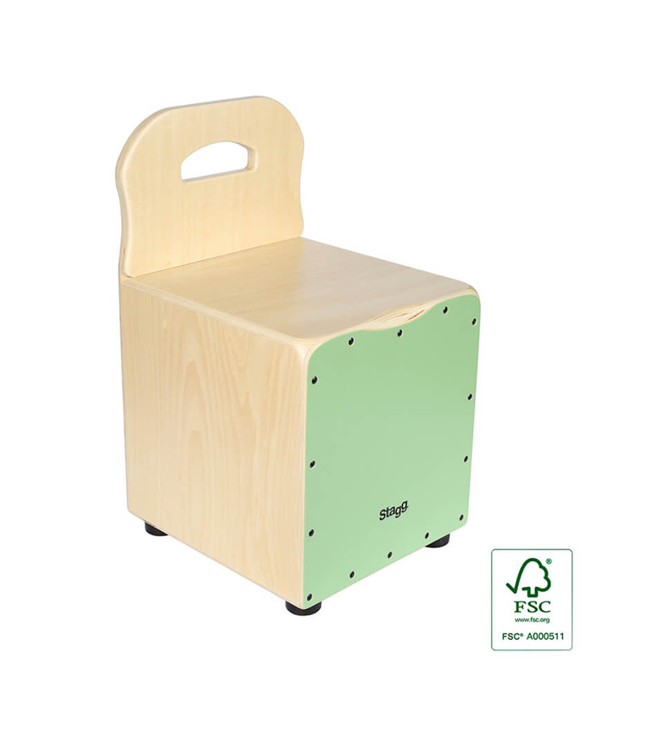 Stagg - CAJ KID GR KID CAJON GREEN  BACK REST