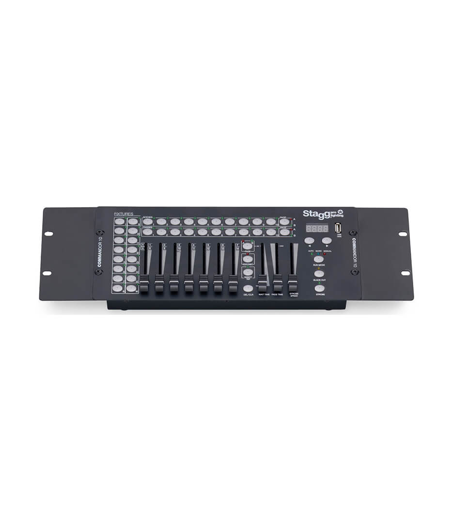 buy stagg commandor 10 2 eu 10 chan dmx light controler