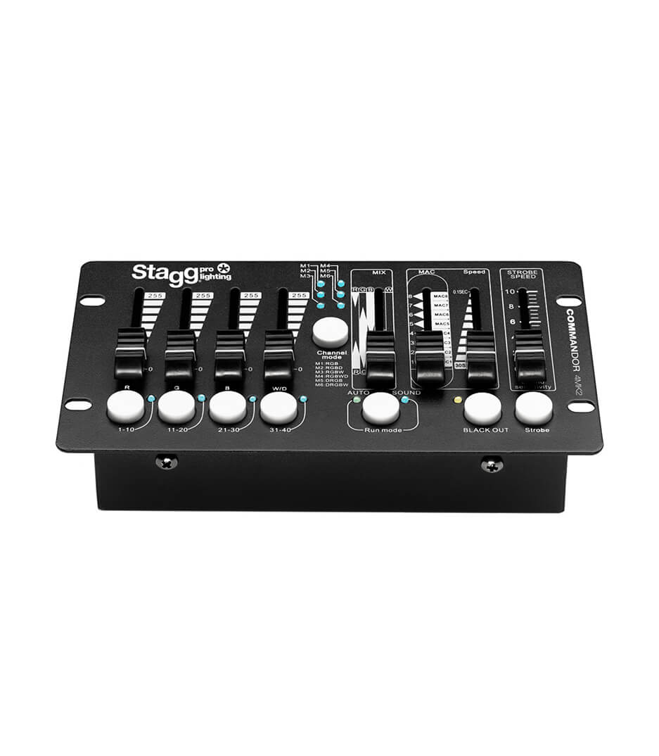 Stagg - COMMANDR 4MK2 3 UK 4 FIXT DMX LIGHT CONTROLLER