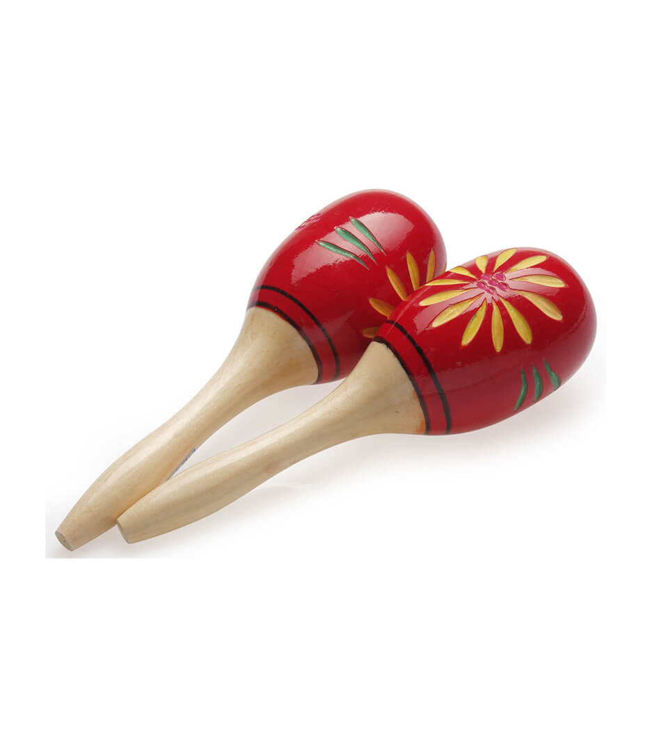 buy stagg mrw 26 wood maracas oval 26cm red