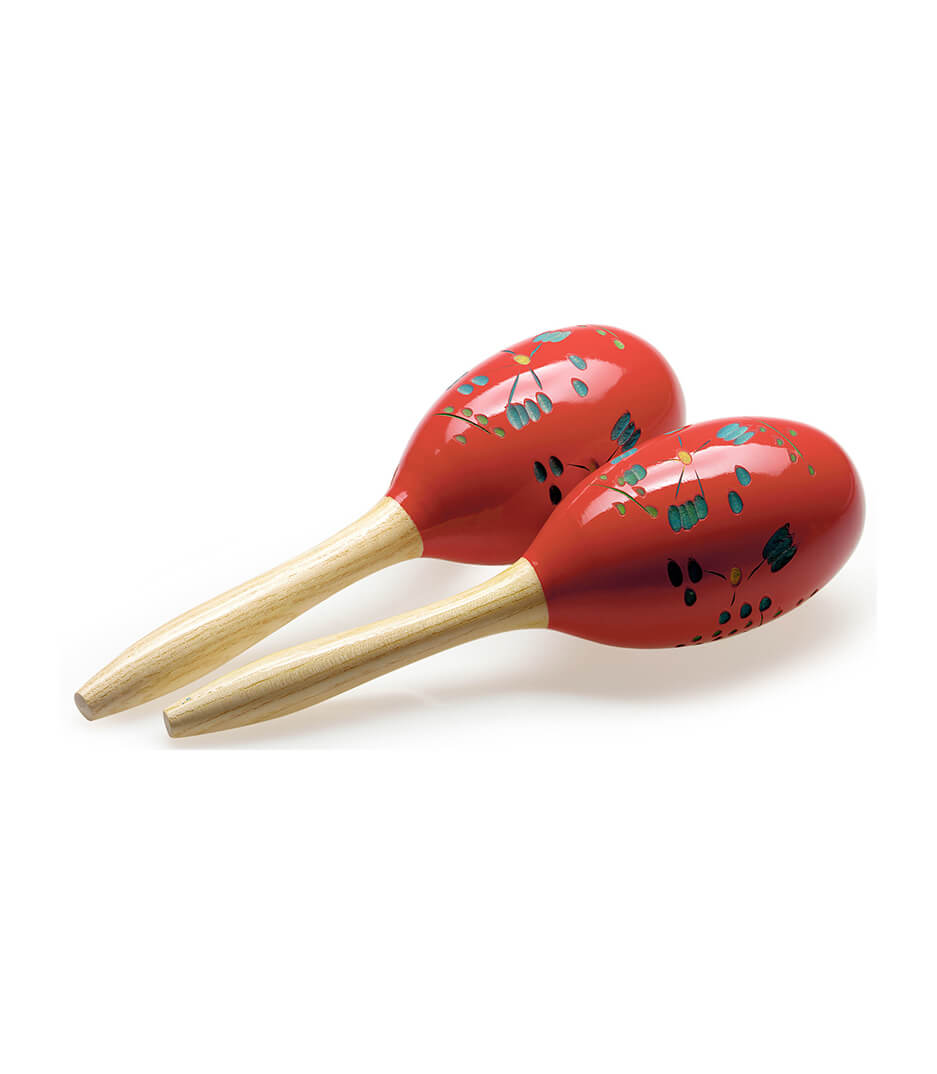 Stagg - MRW 29 WOOD MARACAS OVAL 28CM RED