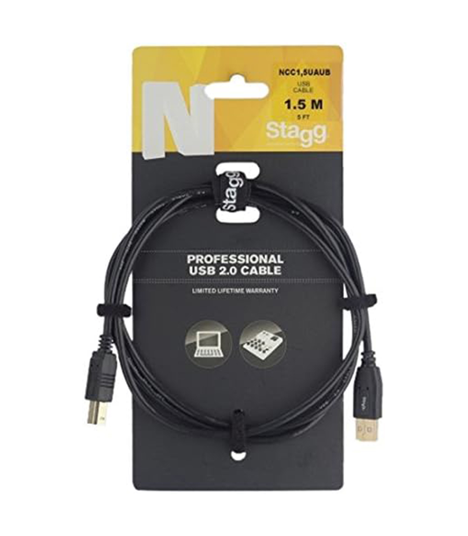 buy stagg ncc1 5uaub 15m 5ft usb cable std a b 20