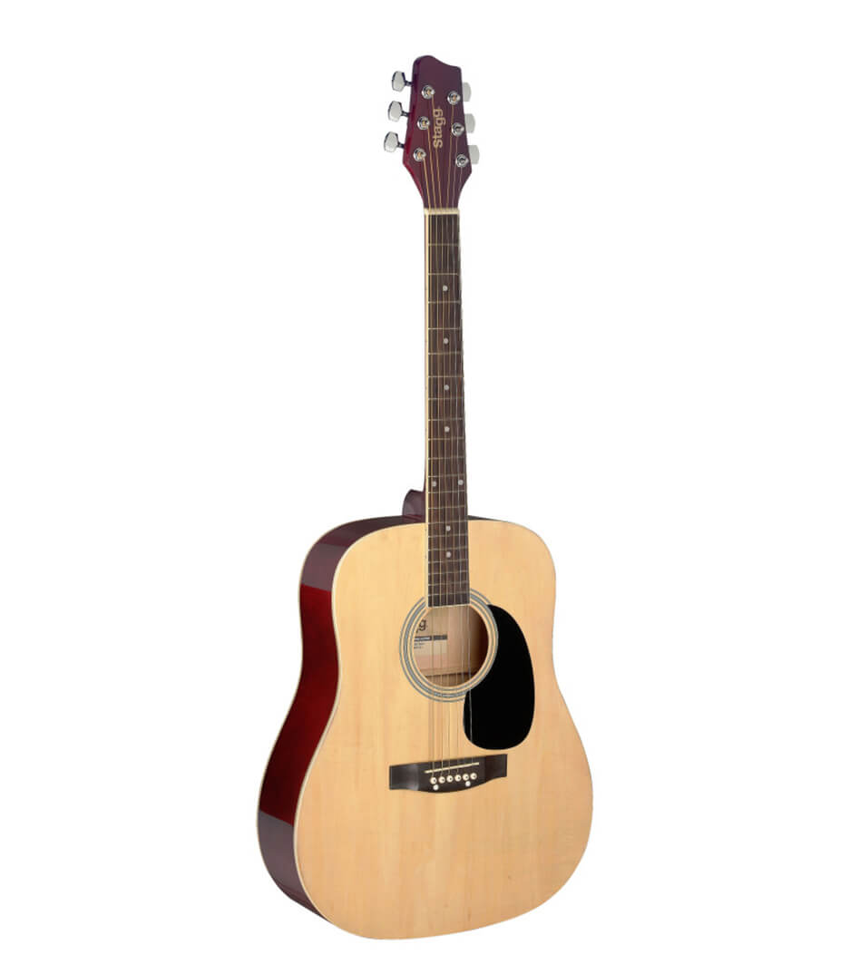 buy stagg sa20d 1 2 n 1 2 dreadnought ac natural