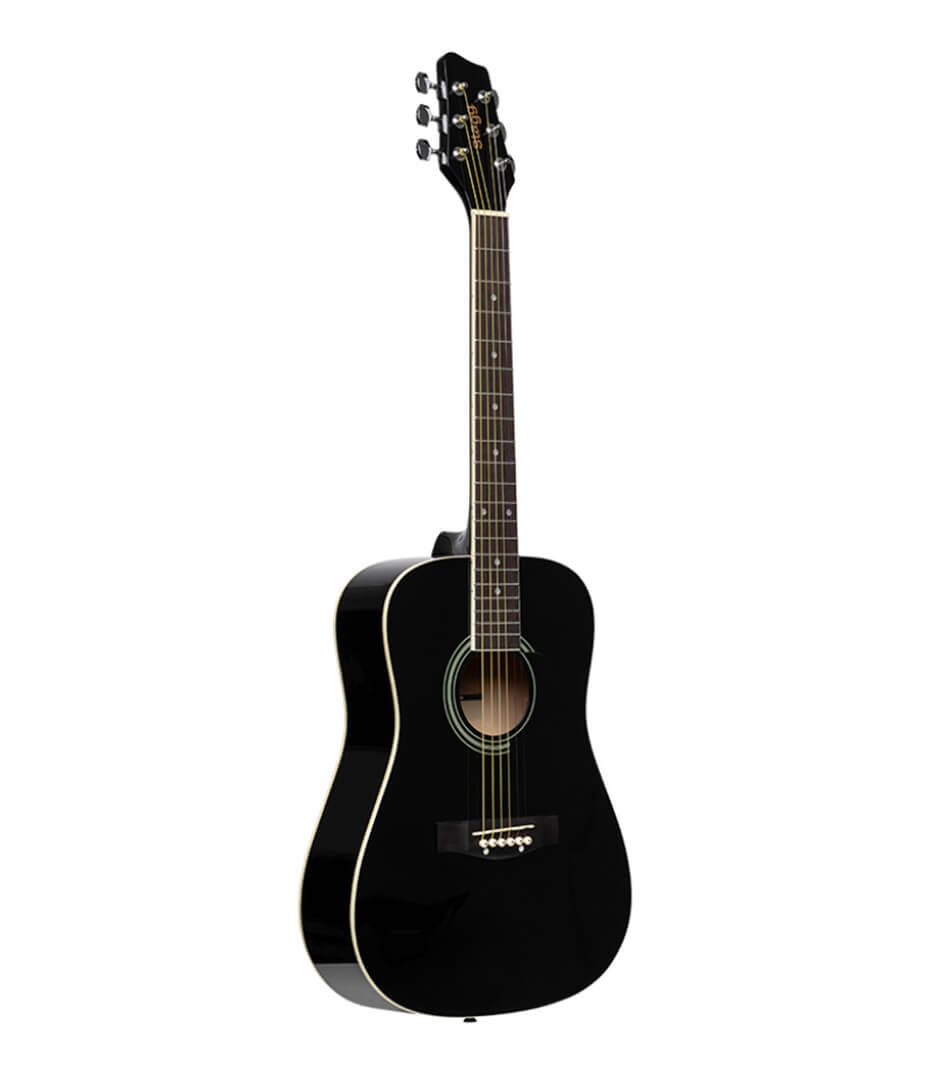 buy stagg sa20d 3 4 bk 3 4 dreadnought acg black