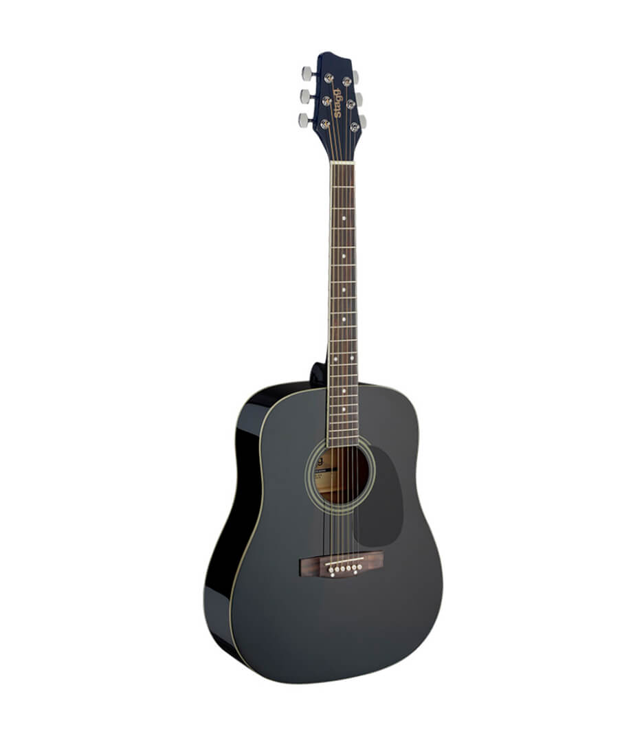 buy stagg sa20d blk dreadnought ac.gt. blk