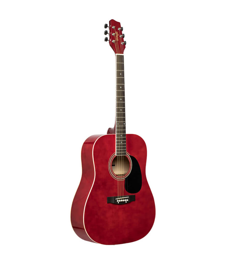 buy stagg sa20d red dreadnought ac gt red