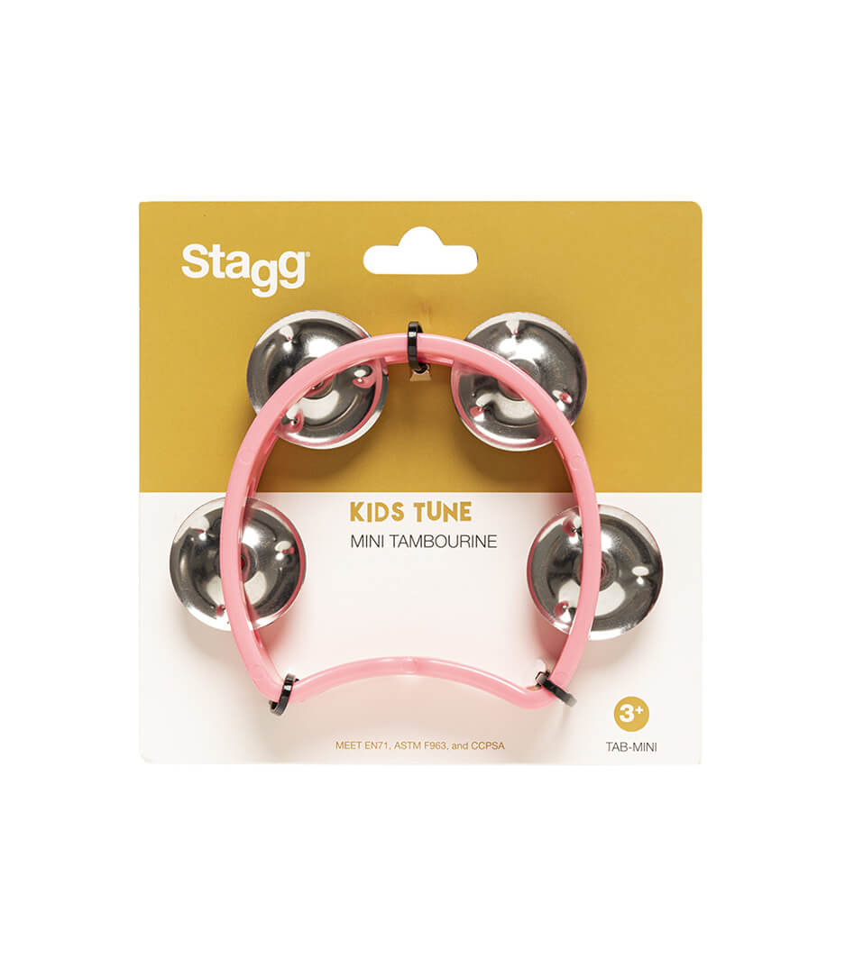 TAB MINI PK CUTAWAY TAMBOURINE 4JING PINK - TAB-MINI/PK - Melody House Dubai, UAE