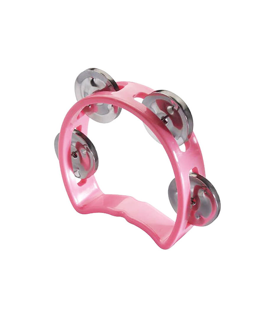 buy stagg tab mini pk cutaway tambourine 4jing pink