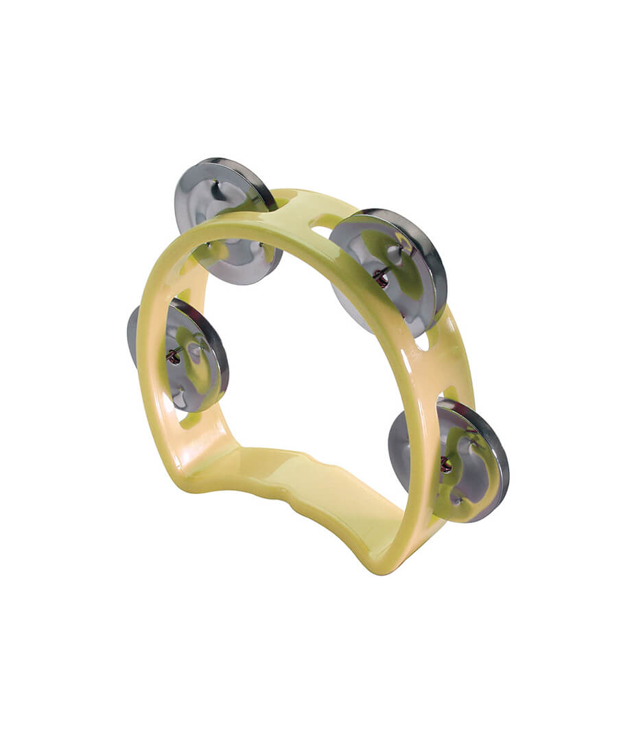 Stagg - TAB MINI YW CUTAWAY TAMBOURINE 4JING YELLW