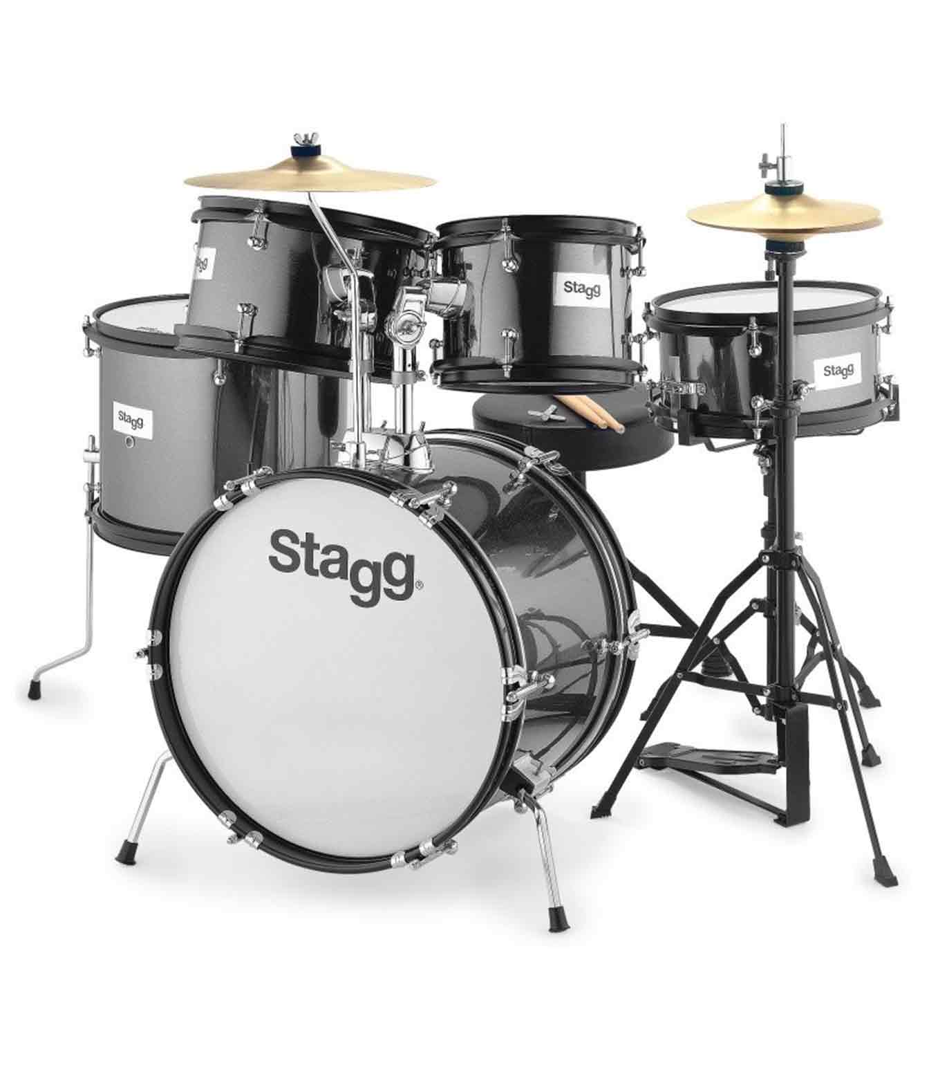 TIM JR 5 16B BK 5PC 16 JR DRSET HW THRONE BK - TIM JR 5/16B BK - Melody House Dubai, UAE
