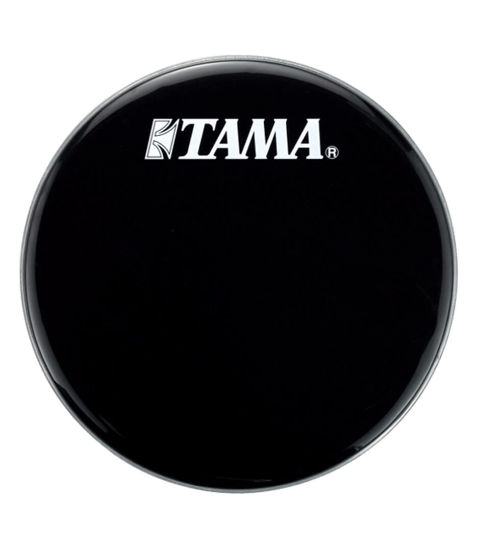 buy tama bk22bmws bass drum front head 22 black w logo 
