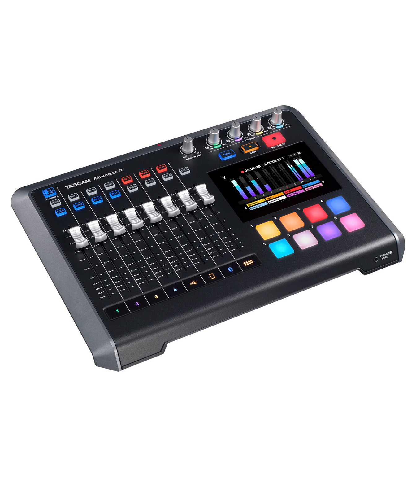 MIXCAST 4 TASCAM Mixcast 4 Podcast Mixer Recorder - MIXCAST 4 - Melody House Dubai, UAE