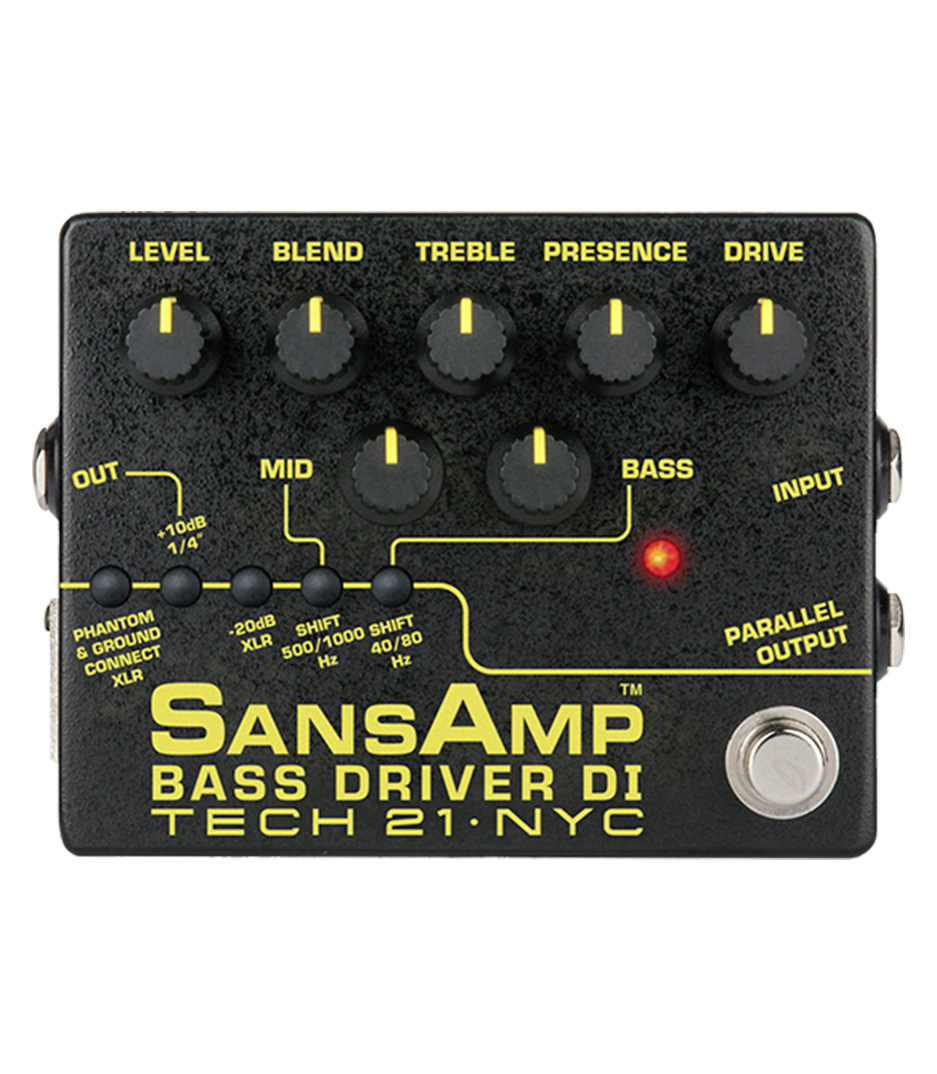 Tech21 - BSDR V2 SansAmp Bass Driver DI v2 Pre Amp DI for