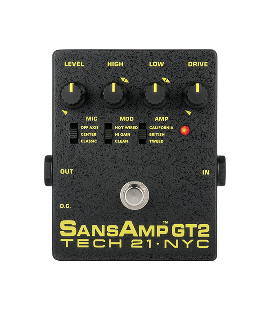 buy tech21 gt2 sansamp gt2 streamlined version of classic w