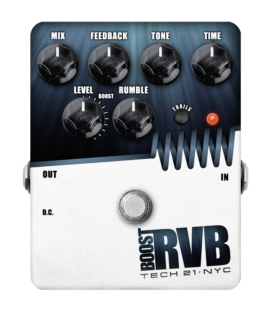 Tech21 - RVBT V2 Boost RVB Analog Reverb Emulator with Cle