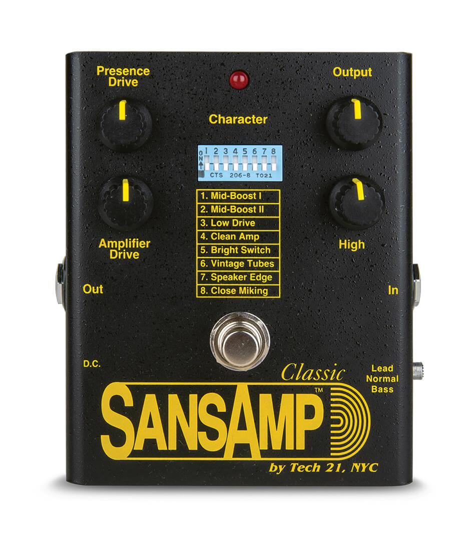 buy tech21 sa1 sansamp classic  reissue of the original pedal