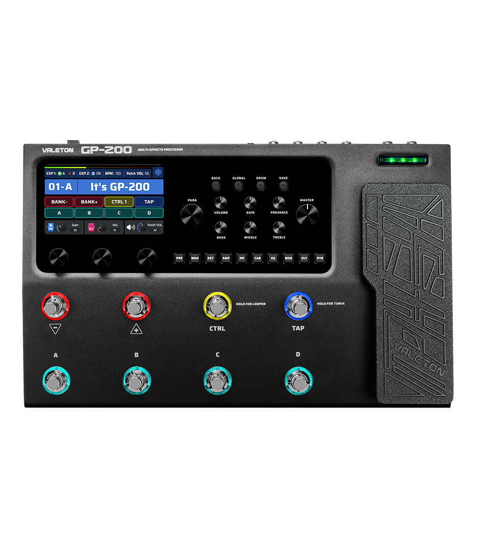 buy valeton gp 200 multi effects processor  with 9v power supp