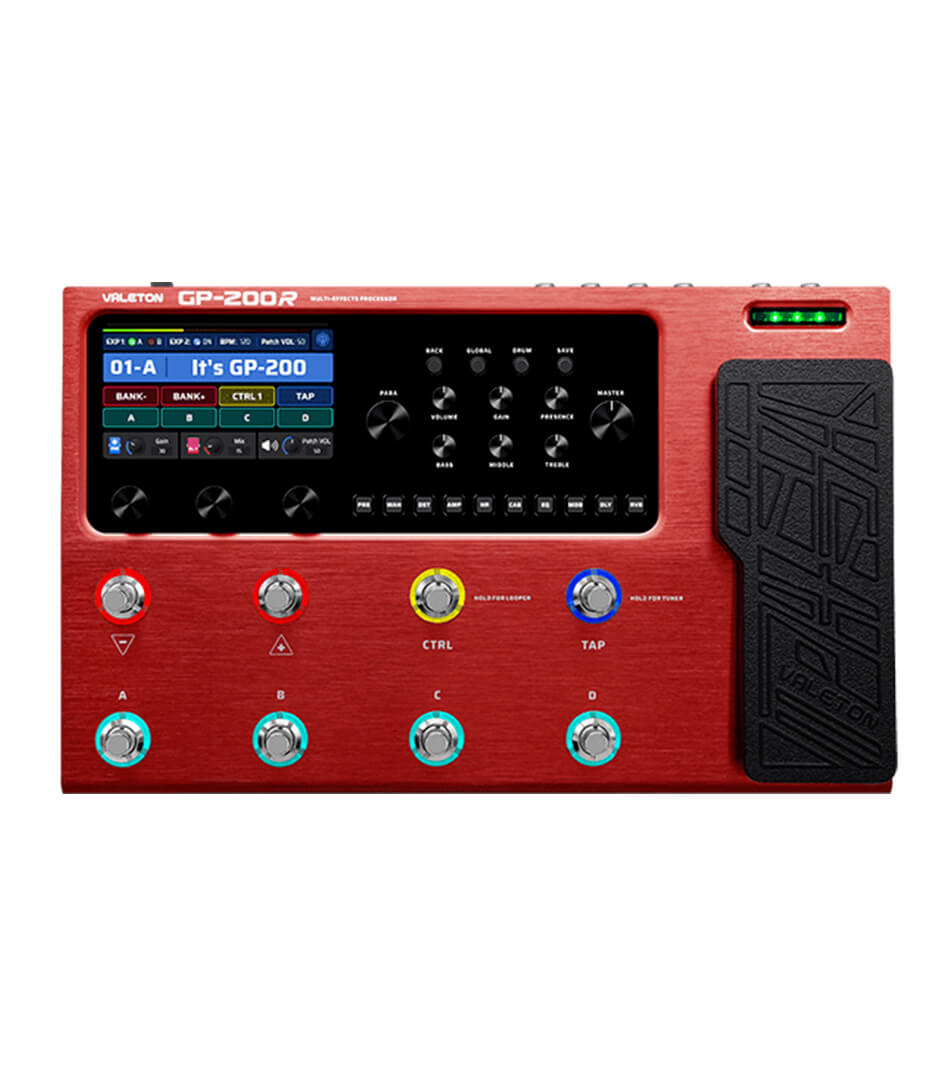 Valeton - GP 200R Multi Effects Processor  with 9V power sup