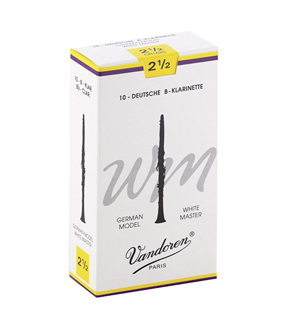 Vandoren - CR1625T box of 10 white Master Trad Bb clar reeds