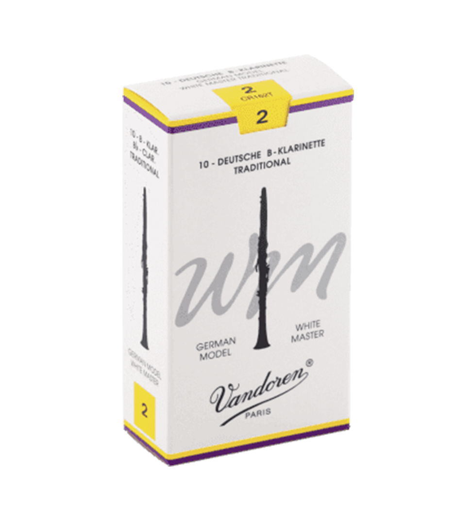 Vandoren - CR162T box of 10 White Master Trad Bb clar reeds n