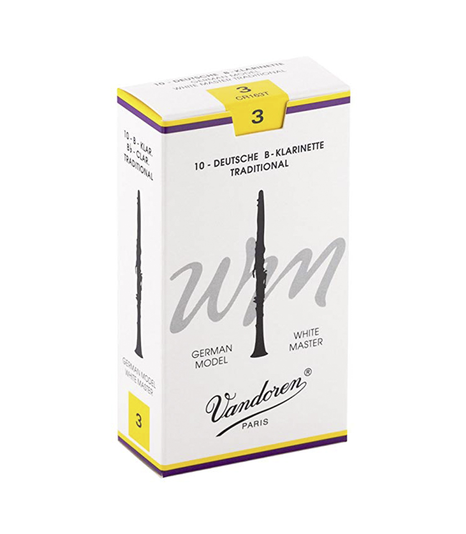 buy vandoren cr163t box of 10 white master trad bb clar reeds n