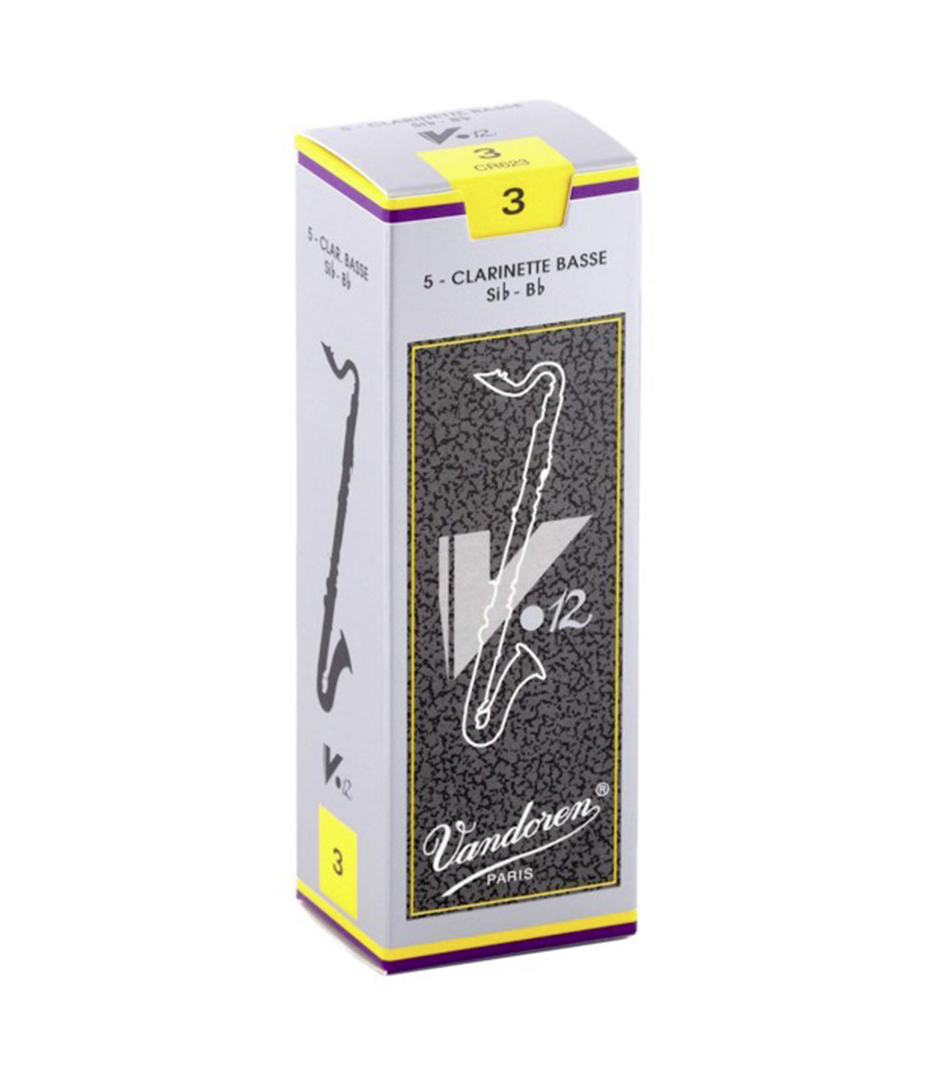 buy vandoren cr623 box of 5 bass clar v.12 reeds 3