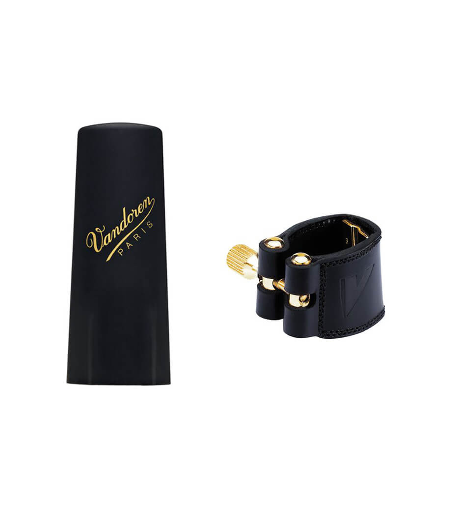 buy vandoren lc26p soprano sax leather ligature plastic cap