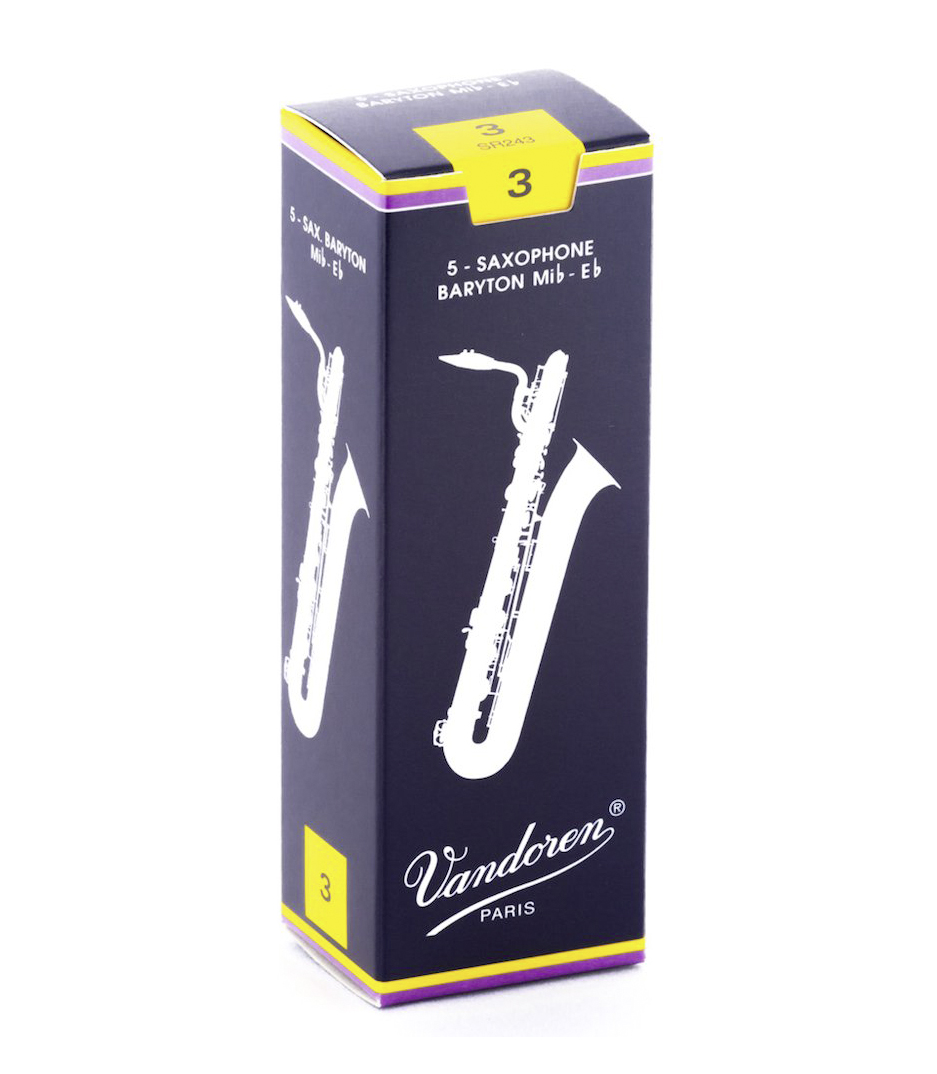 buy vandoren sr243 box of 5 trad baritone sax reeds n 3