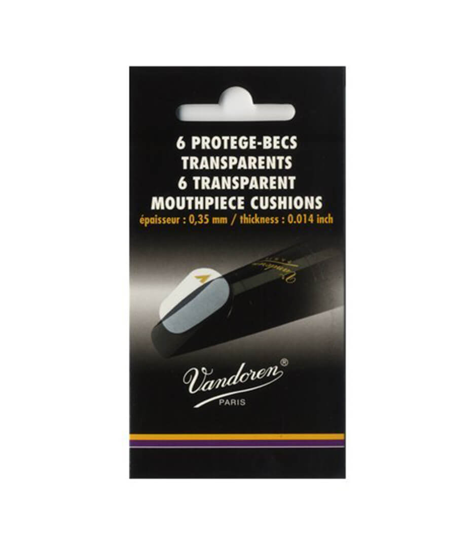 buy vandoren vmc6 sleeve of 6 mouthpiece cushions 0 014 inches