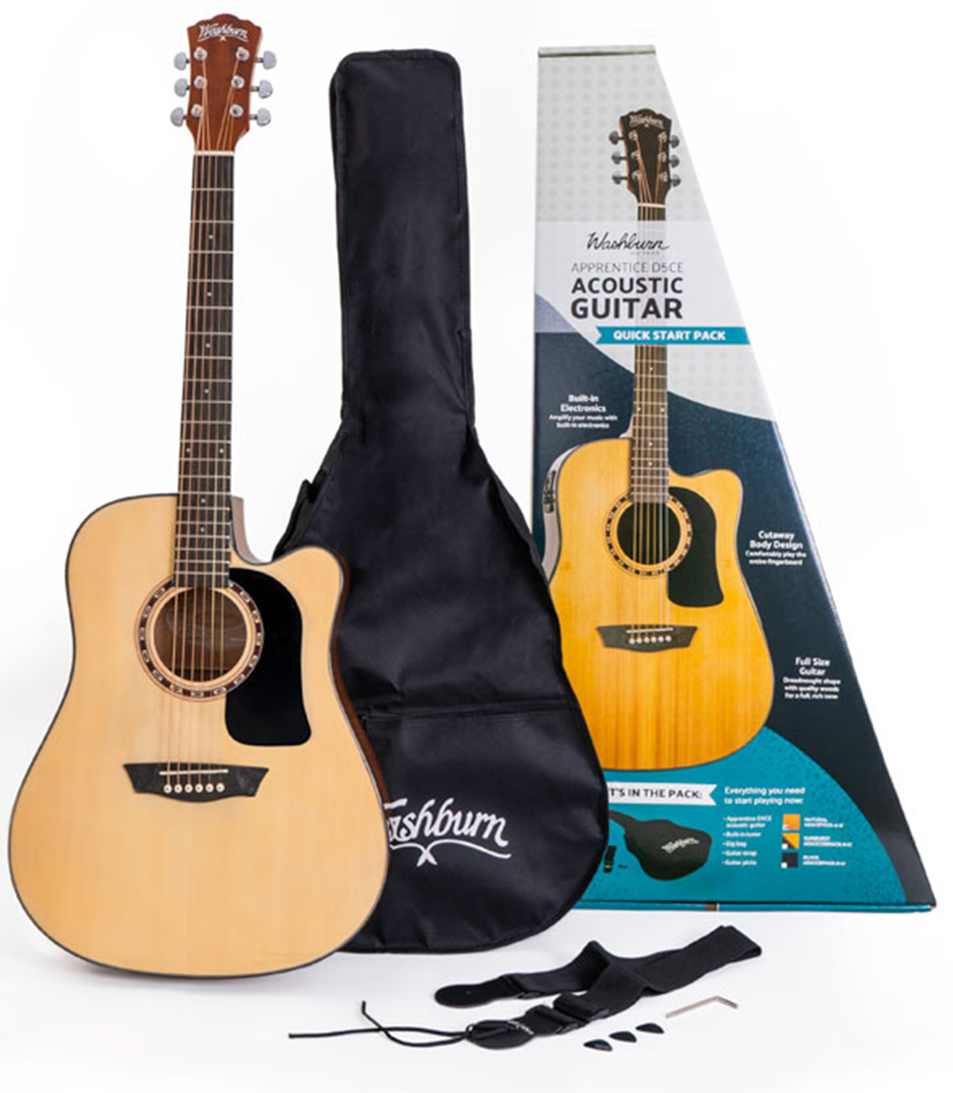 AD5CEPACK A U Apprentice Series Electro Acoustic D - AD5CEPACK-A-U - Melody House Dubai, UAE