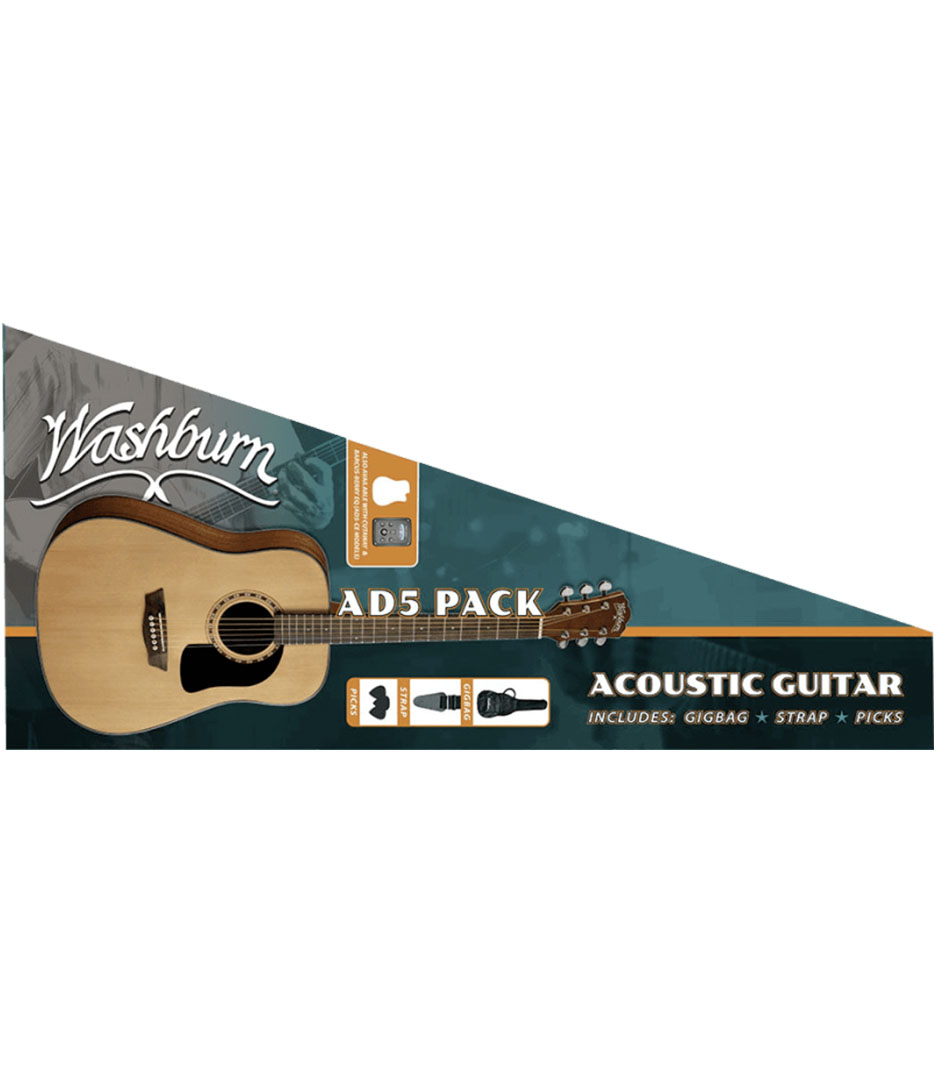 AD5PACK Dreadnaught Acoustic Guitar Pack with soft - AD5PACK - Melody House Dubai, UAE