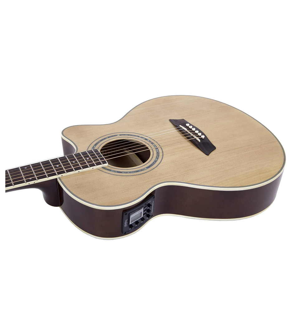 EAT12 Acoustic Electric Thinline Mini Jumbo Guitar - EAT12 - Melody House Dubai, UAE