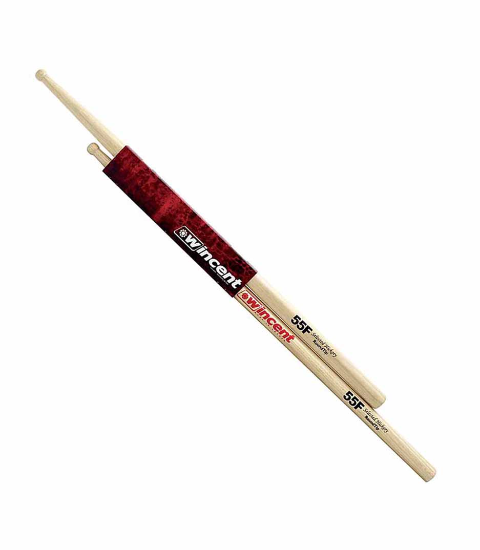 buy wincent w 55frt 55f round tip fusion hickory drum stick