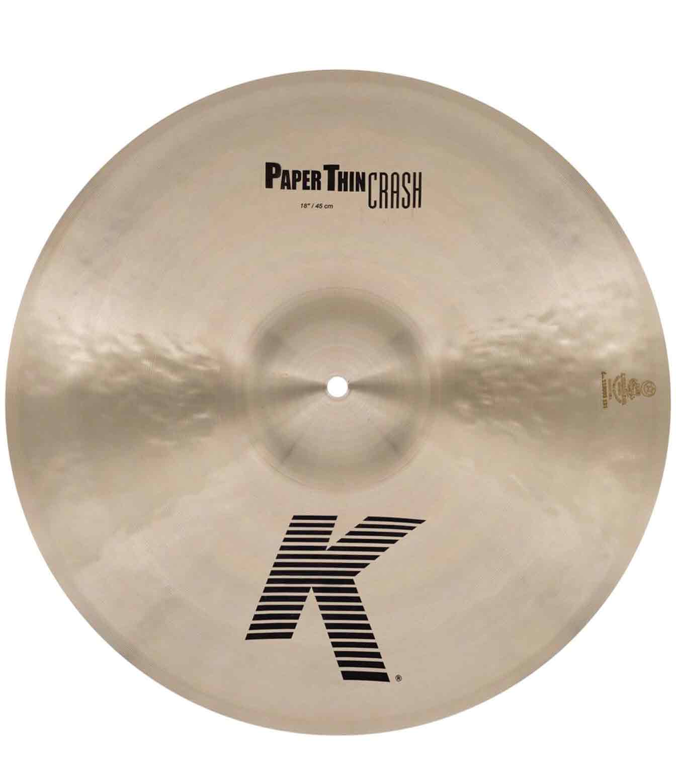 K2818 18 K Zildjian Paper Thin Crash - K2818 - Melody House Dubai, UAE